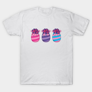 Easter Eggs with Flowers and Ribbon T-Shirt